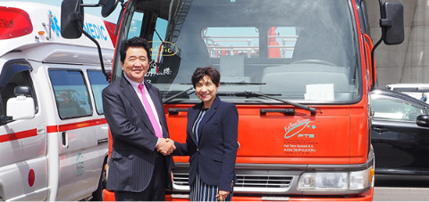 エルサルバドル国へ消防車を寄贈イメージ